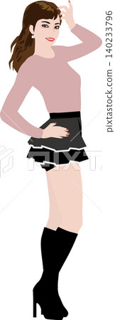 Simple girls' illustrations with no background. Themes include events, scenes, and fashion. Micro Mini 02 Simple girls' illustrations with no background. Themes include events, scenes, and fashion. Micro Mini 02 140233796