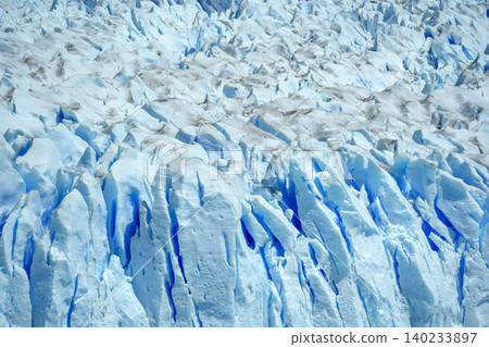 detail of blue ice of perito moreno glacier argentina view detail of blue ice of perito moreno glacier argentina view 140233897