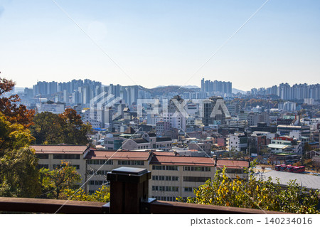 Streetscape of Cheongju, South Korea Streetscape of Cheongju, South Korea 140234016