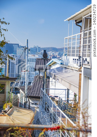 A view of Naksan Park in Seoul, South Korea A view of Naksan Park in Seoul, South Korea 140234719