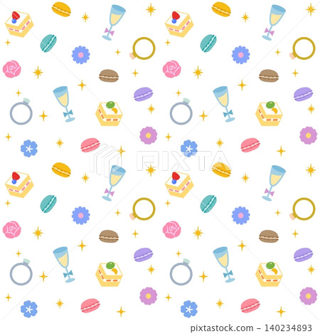 Cute wedding background materials Cute wedding background materials 140234893