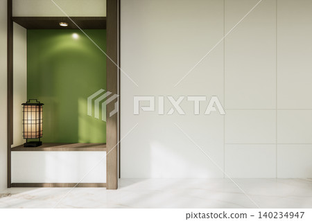 Minimalist Green Living Room Interior Design have sofa modern and decoration. 3D rendering Minimalist Green Living Room Interior Design have sofa modern and decoration. 3D rendering 140234947
