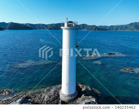 愛媛縣愛南縣鹽島黑比燈塔 愛媛縣愛南縣鹽島黑比燈塔 140235462