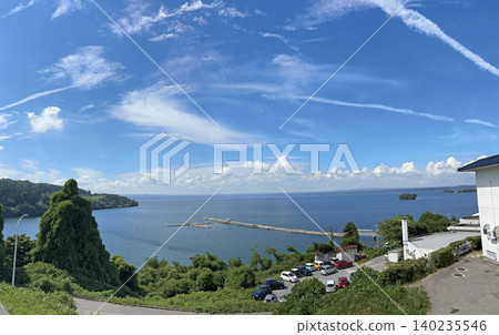 View of Nanao North Bay from Noto Island View of Nanao North Bay from Noto Island 140235546