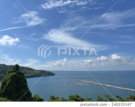 從能登島眺望七尾北灣 從能登島眺望七尾北灣 140235547