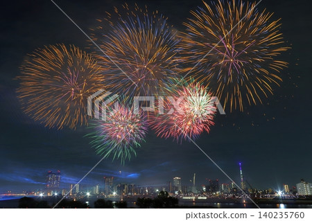 足立煙火：2026（荒川河岸：東京都足立區） 140235760