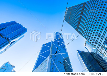 香港的城市景觀、摩天大樓和商業建築圖片 香港的城市景觀、摩天大樓和商業建築圖片 140235930