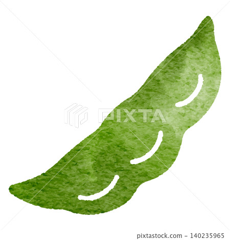 A simple and cute watercolor illustration of peas. A simple and cute watercolor illustration of peas. 140235965