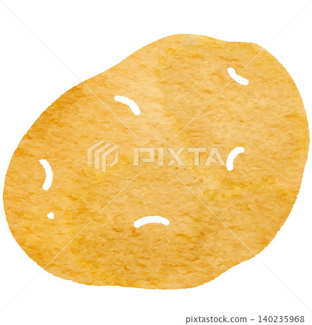 Simple and cute potato illustration (watercolor) 140235968