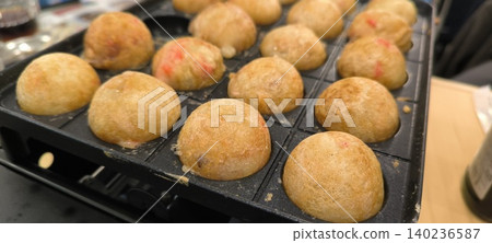 Homemade takoyaki 140236587
