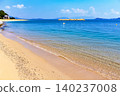 [Kagawa] Megijima Island in summer: Megijima's coast with its crystal-clear waters 140237008