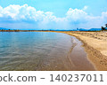 [Kagawa] Megijima Island in summer: Megijima's coast with its crystal-clear waters 140237011