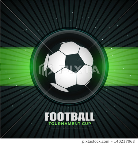 abstract football soccer tournament sports background 140237068