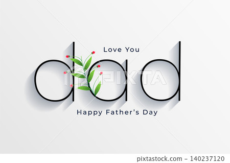 elegant style happy fathers day greeting card design elegant style happy fathers day greeting card design 140237120