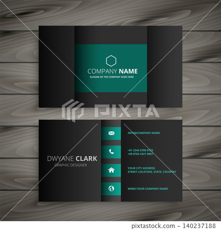 professional dark business card design professional dark business card design 140237188