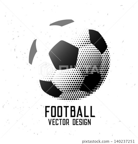 soccer football halftone abstract design soccer football halftone abstract design 140237251