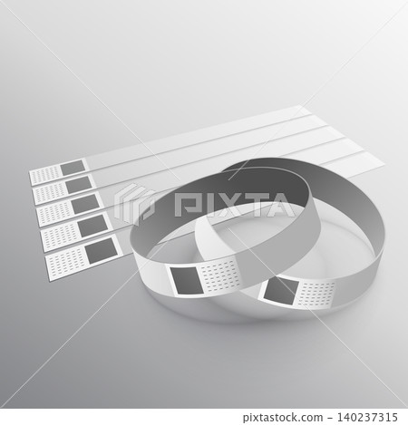 hand wear wristband mockup template 140237315
