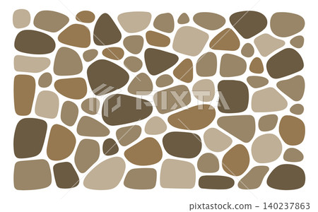 Cobblestone pattern floor with stone mosaic path and seamless pavement pebble. Vector road background with ground cobblestone block and arched icon texture. Wall street cobblestone with tile Cobblestone pattern floor with stone mosaic path and seamless pavement pebble. Vector road background with ground cobblestone block and arched icon texture. Wall street cobblestone with tile 140237863