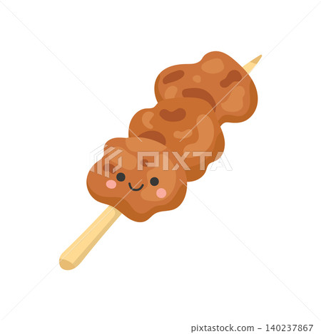 Yakitori japanese illustration with food vector japan for cooking skewer asian. Restaurant chicken background with yakitori isolated menu for icon meat barbecue. Dinner cartoon yakitori Yakitori japanese illustration with food vector japan for cooking skewer asian. Restaurant chicken background with yakitori isolated menu for icon meat barbecue. Dinner cartoon yakitori 140237867