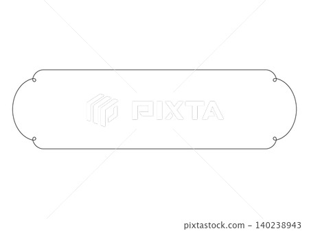 Simple decorative frame Simple decorative frame 140238943
