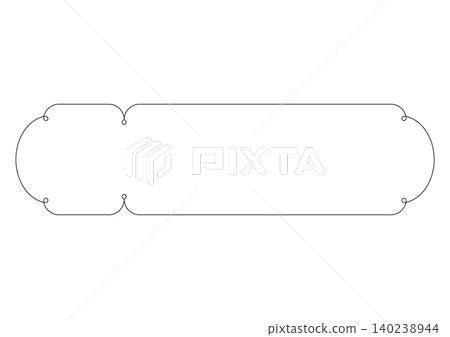 Simple decorative frame Simple decorative frame 140238944