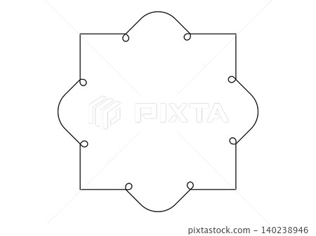 Simple decorative frame Simple decorative frame 140238946