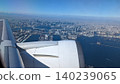 從飛機上看到的舊金山灣區天空和景色 140239065
