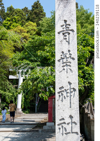 仙台青葉神社，掩映在蔥鬱的綠植之中 140239118