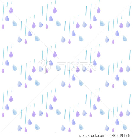 Watercolor raindrop pattern illustration background (square) Watercolor raindrop pattern illustration background (square) 140239156