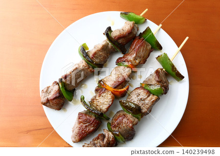 Assorted Pintxos Served as Tapas Food 140239498