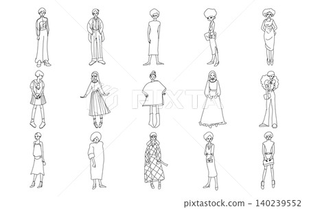 穿著二手服飾的女性 140239552