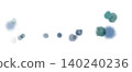 Navy blue, gray, and moss green night-themed line background material 140240236