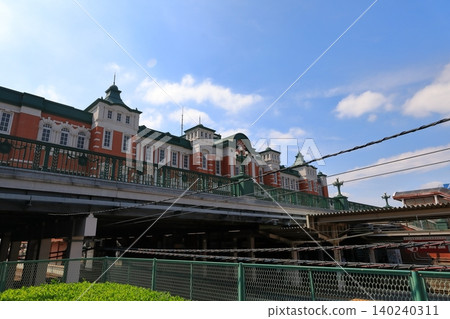 深谷站(埼玉縣深谷市)的紅磚車站大樓 深谷站(埼玉縣深谷市)的紅磚車站大樓 140240311
