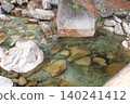 A beautiful river flowing through the Yumori Valley 140241412