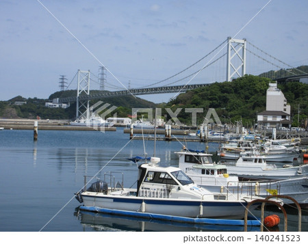 Moji Second Boat Basin and Kanmon Bridge! Kitakyushu City, Fukuoka Prefecture Moji Second Boat Basin and Kanmon Bridge! Kitakyushu City, Fukuoka Prefecture 140241523