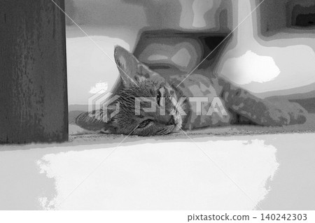 sketch style cat cat cat kijitora gray female female female cat female cat healthy pretty healing sketch style cat cat cat kijitora gray female female female cat female cat healthy pretty healing 140242303