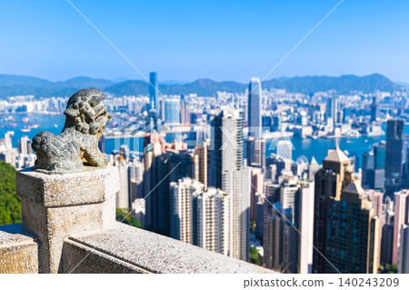 Hong Kong image: View from Lion Pavilion on The Peak Hong Kong image: View from Lion Pavilion on The Peak 140243209
