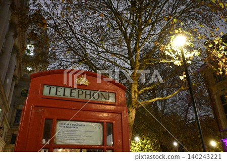 London red telephone box London red telephone box 140243221