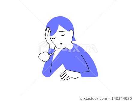 婦女嘆氣的例證 婦女嘆氣的例證 140244020