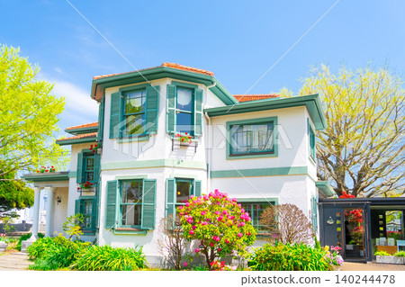 Bluff No. 18, a Western-style house in Yamate, Yokohama. Bluff No. 18, a Western-style house in Yamate, Yokohama. 140244478