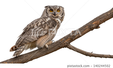 Realistic Owl in flight isolated on transparent background. Realistic Owl in flight isolated on transparent background. 140244502