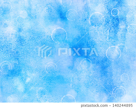 A vibrant watercolor-style blue background. A wallpaper featuring a beautiful blend of colors and blurring, depicting a summer sea or sky. A vibrant watercolor-style blue background. A wallpaper featuring a beautiful blend of colors and blurring, depicting a summer sea or sky. 140244895
