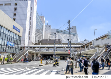 東京町田市的城市景觀：JR町田車站前 140245318