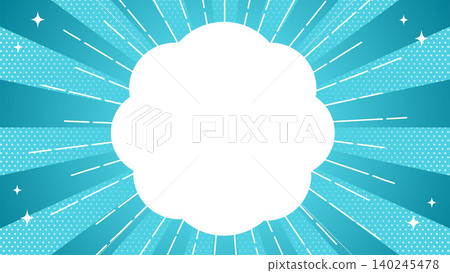 A refreshing and impactful background image featuring blue rays and polka dots, perfect for summer sales and promotions. A refreshing and impactful background image featuring blue rays and polka dots, perfect for summer sales and promotions. 140245478