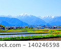 Scenery of Azumino in May; Scenery of Shinshu; Spring rural landscape 140246598