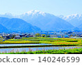 Scenery of Azumino in May; Scenery of Shinshu; Spring rural landscape 140246599