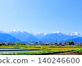 Scenery of Azumino in May; Scenery of Shinshu; Spring rural landscape 140246600
