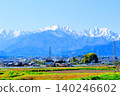 Scenery of Azumino in May; Scenery of Shinshu; Spring rural landscape 140246602