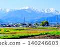 Scenery of Azumino in May; Scenery of Shinshu; Spring rural landscape 140246603