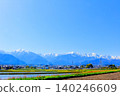 Scenery of Azumino in May; Scenery of Shinshu; Spring rural landscape 140246609